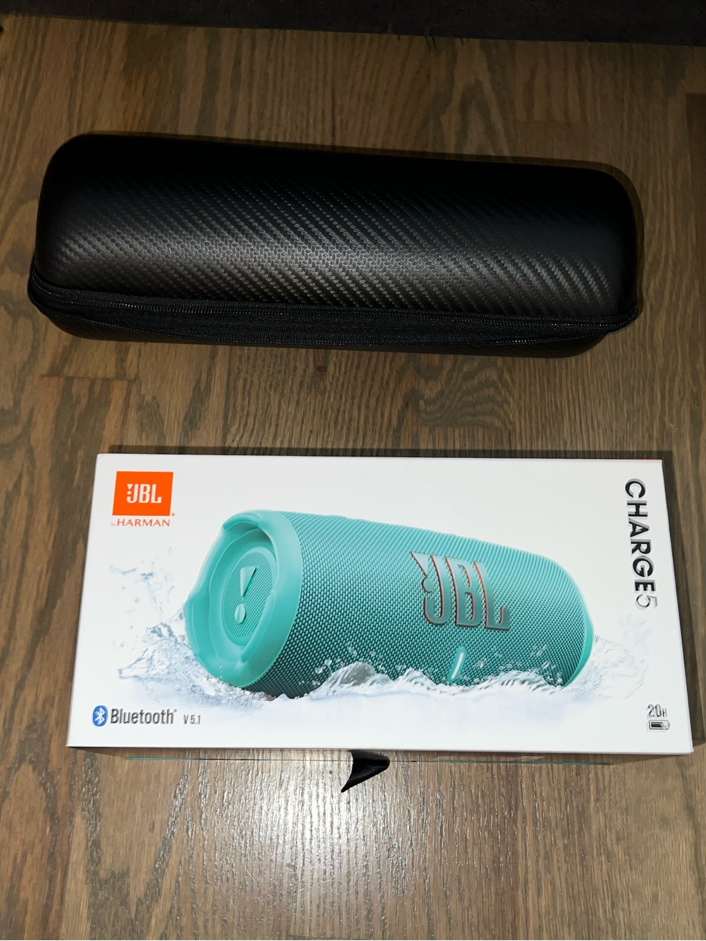 JBL Charge 5 Portable Splashproof Wireless Bluetooth Speaker - Teal
